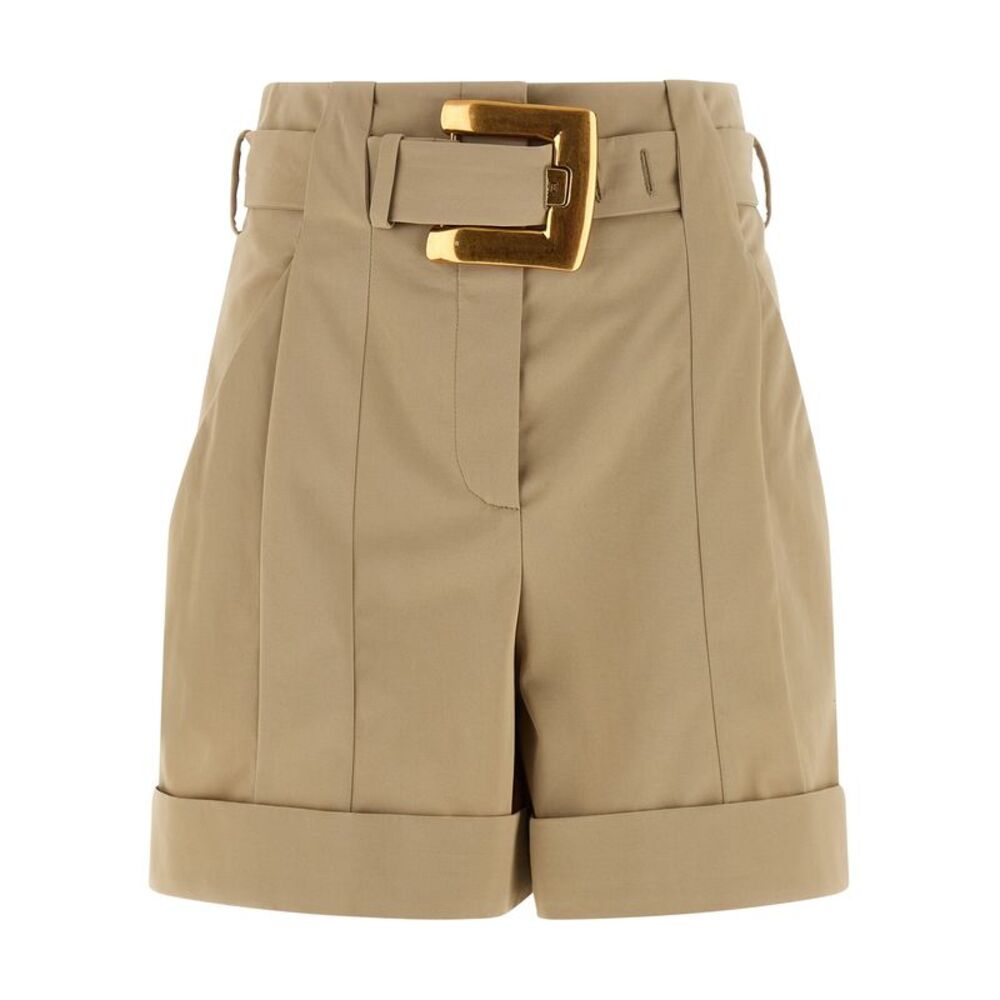 Balmain Women 'Anthem' Buckle Shorts
